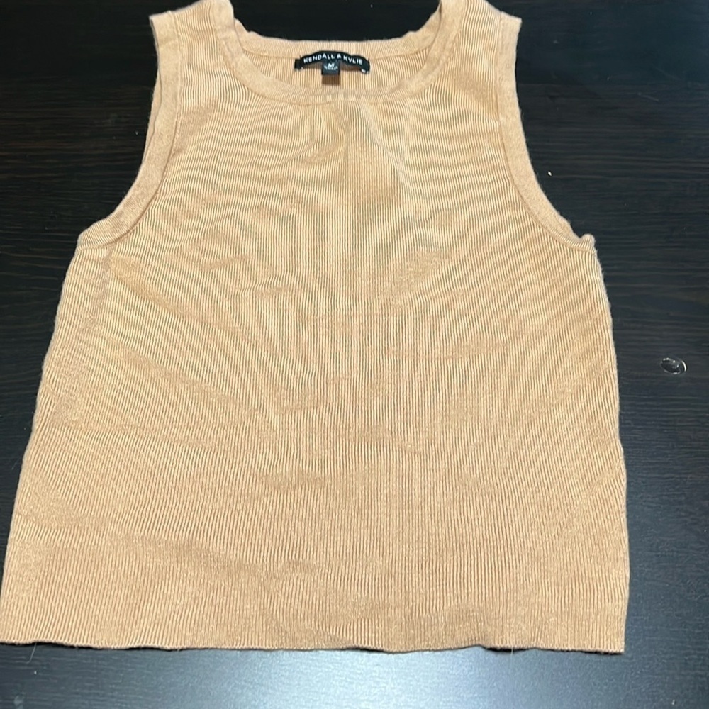 Kendall & Kylie knit tank top